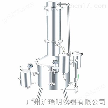 不锈钢塔式蒸汽重蒸馏水器价格 不锈钢塔式蒸汽重蒸馏水器厂家