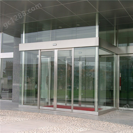 铝合金肯德基门 自动感应玻璃门 美观大方 商铺餐厅酒店大堂定制安装